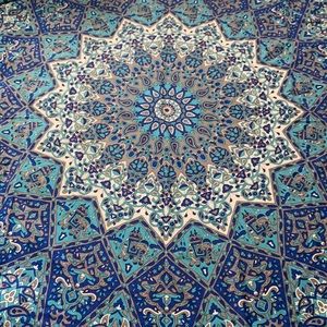 Large Boho Medallion Elephant Tablecloth Wall